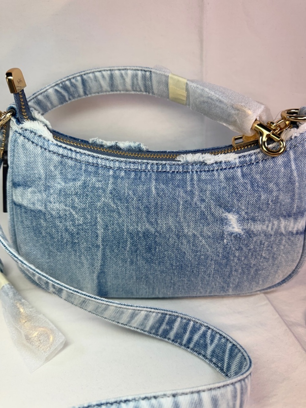 Coach Denim Teri Shoulder/ Crossbody Bag CDY78 - Picture 10 of 12